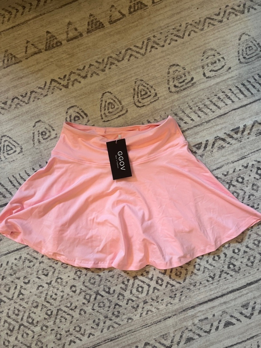 Pink Active Skort with Flared Silhouette